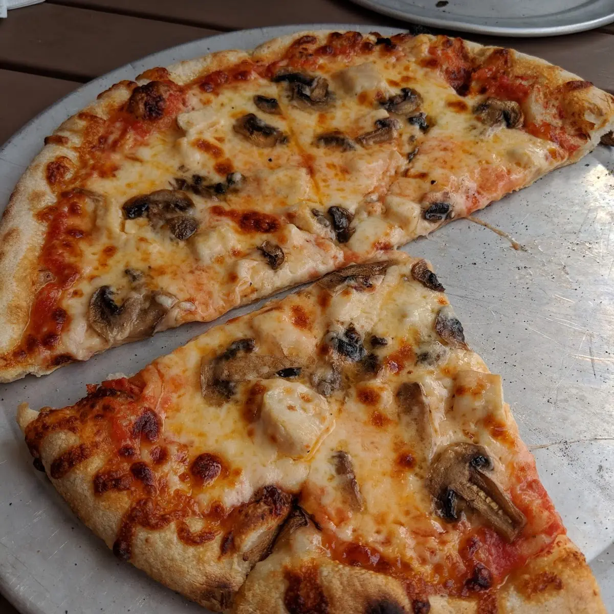 Chicken and Mushroom Pizza