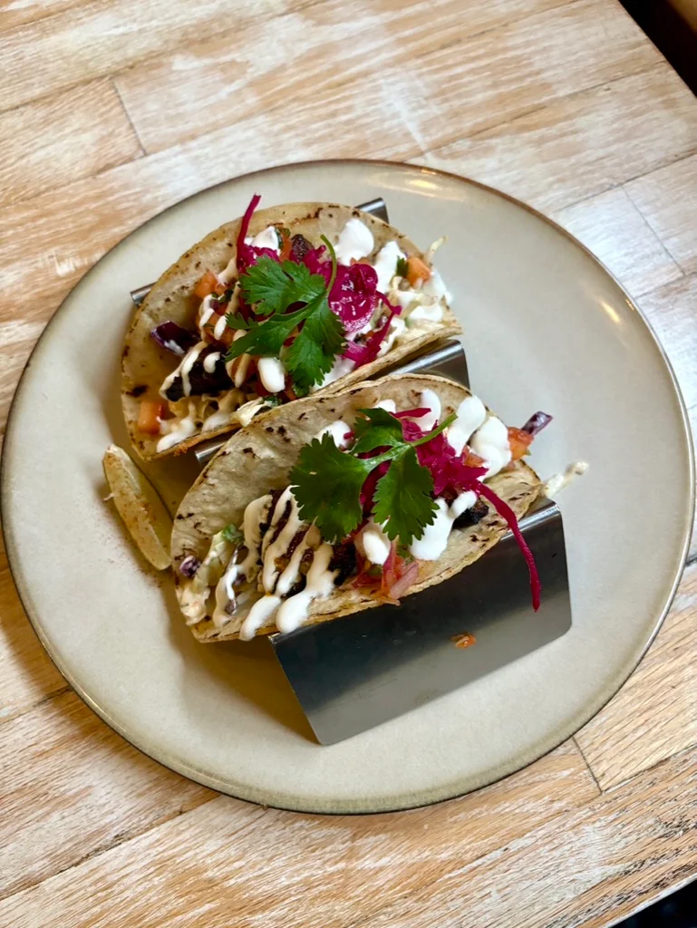 Blackened Rockfish Tacos, Urban Rebar