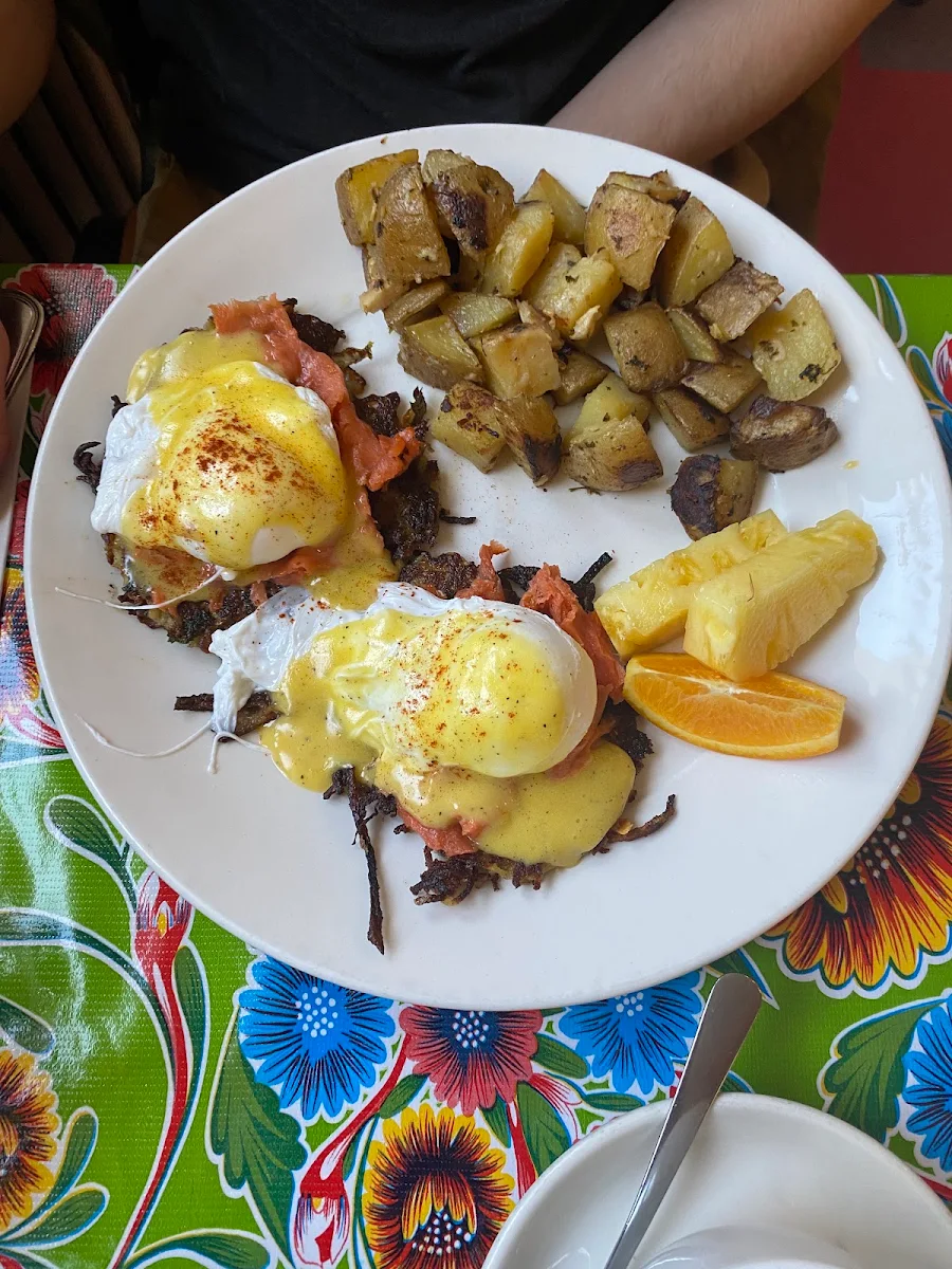 Eggs Benedict with Lox, Urban Rebar