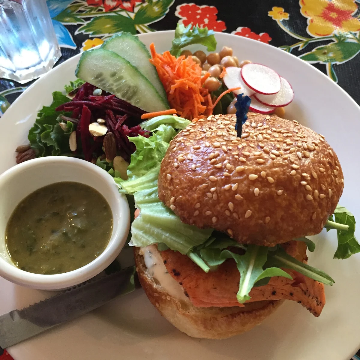 Salmon Burger, Urban Rebar