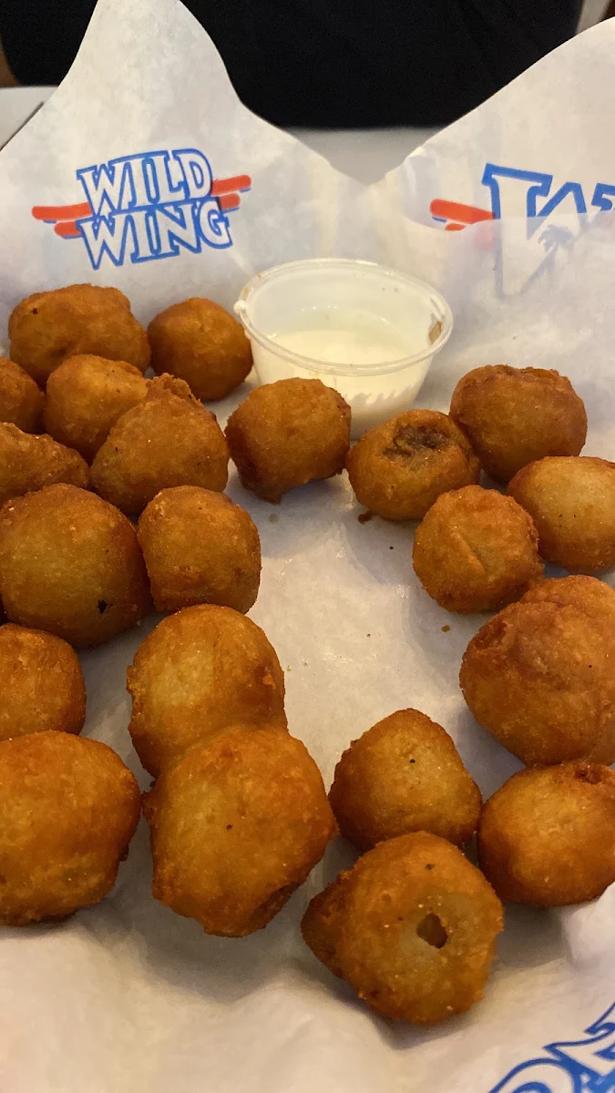 Battered Mushrooms, Wild Wing