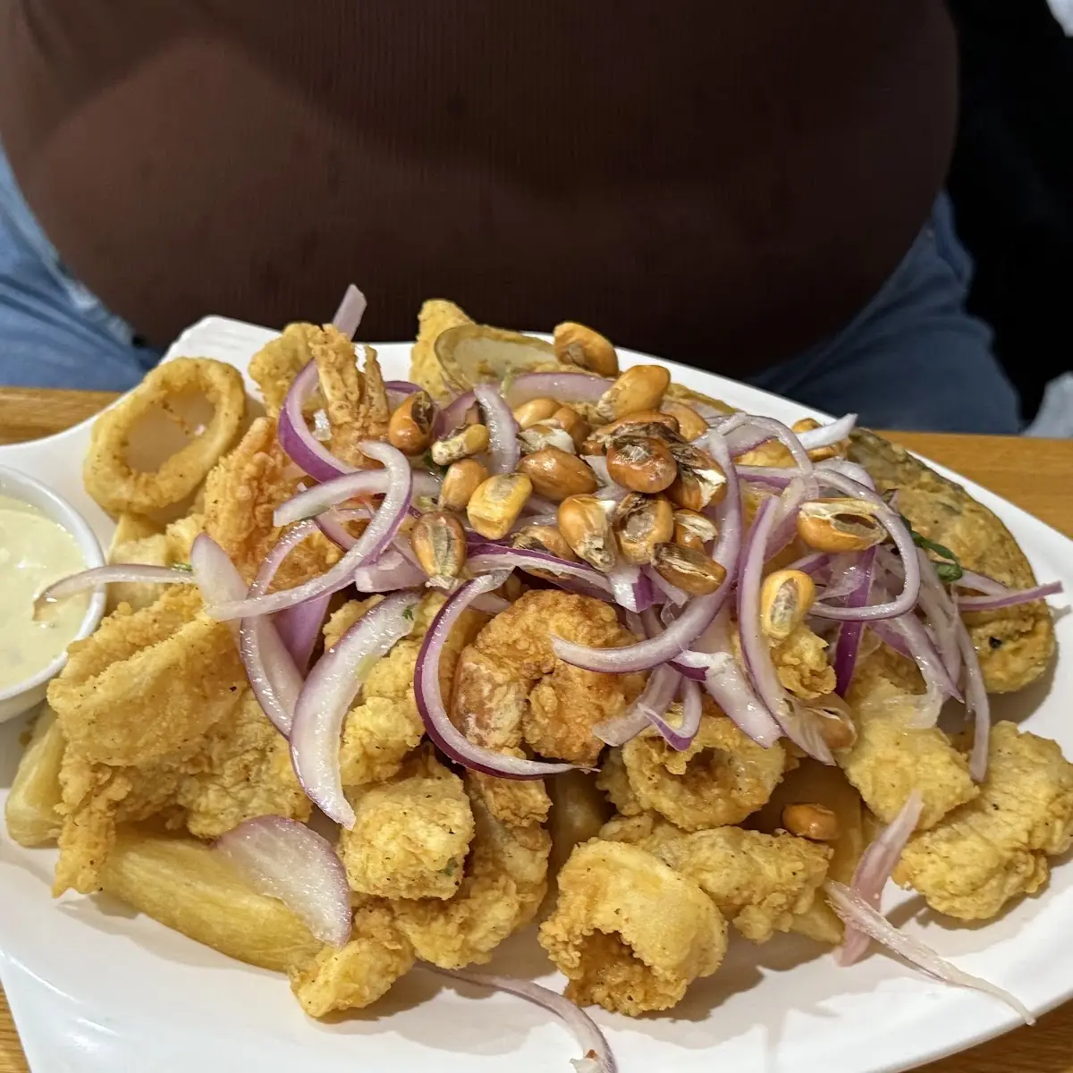 Ceviche Mixto o Camarones (Shrimp) 7 Pieces