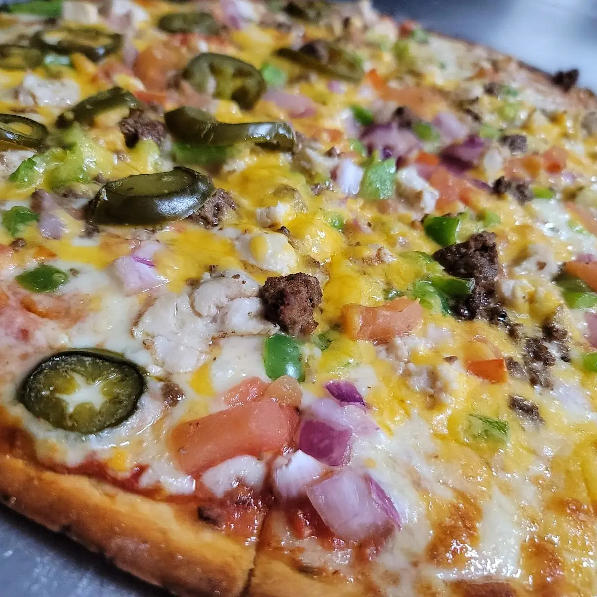 Cheeseburger Pizza