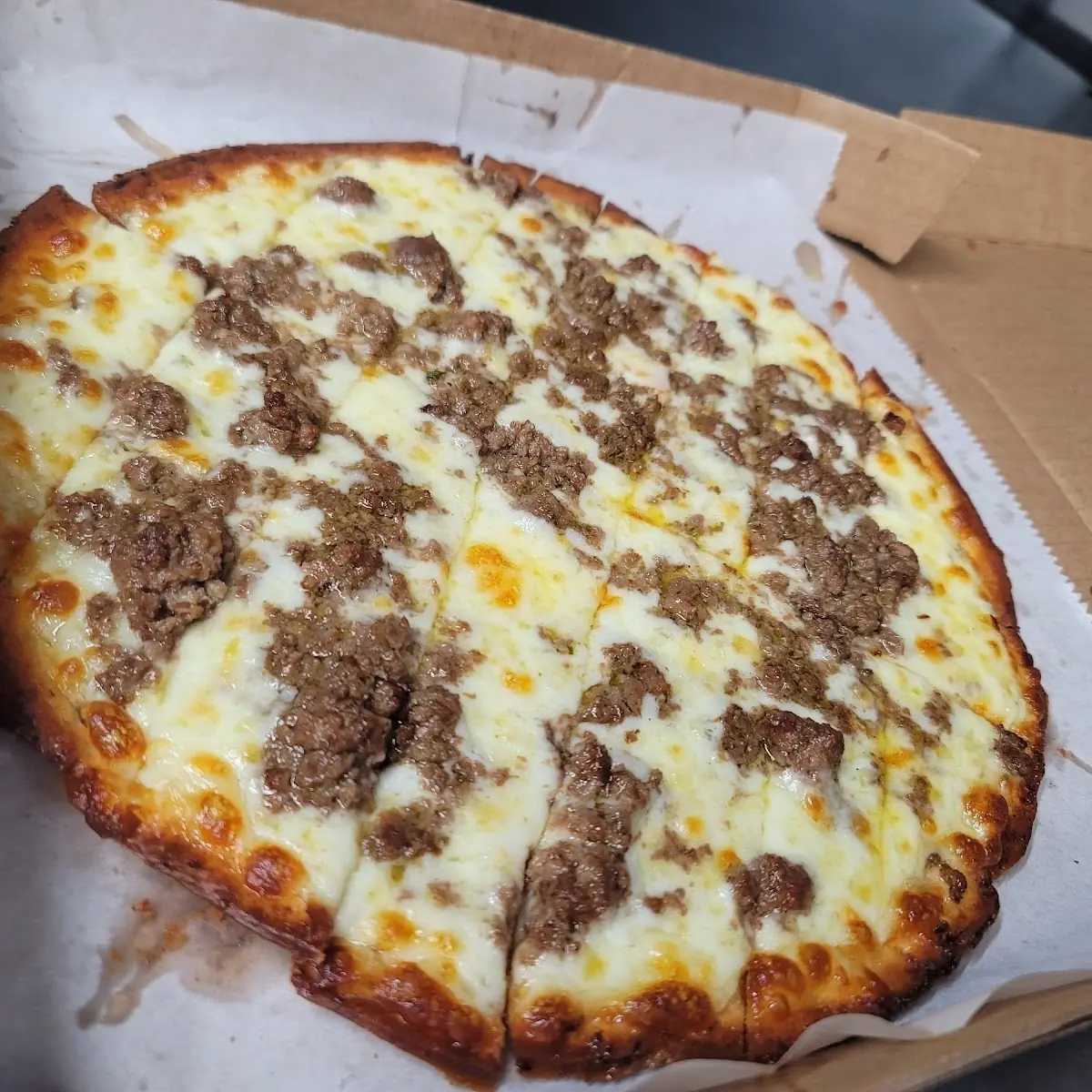 Steak Cheese Pizza Personal