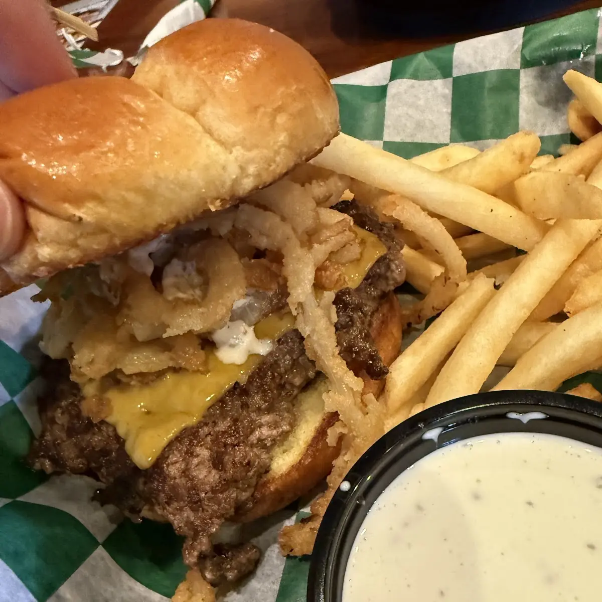 Black & Blue Smash Burger
