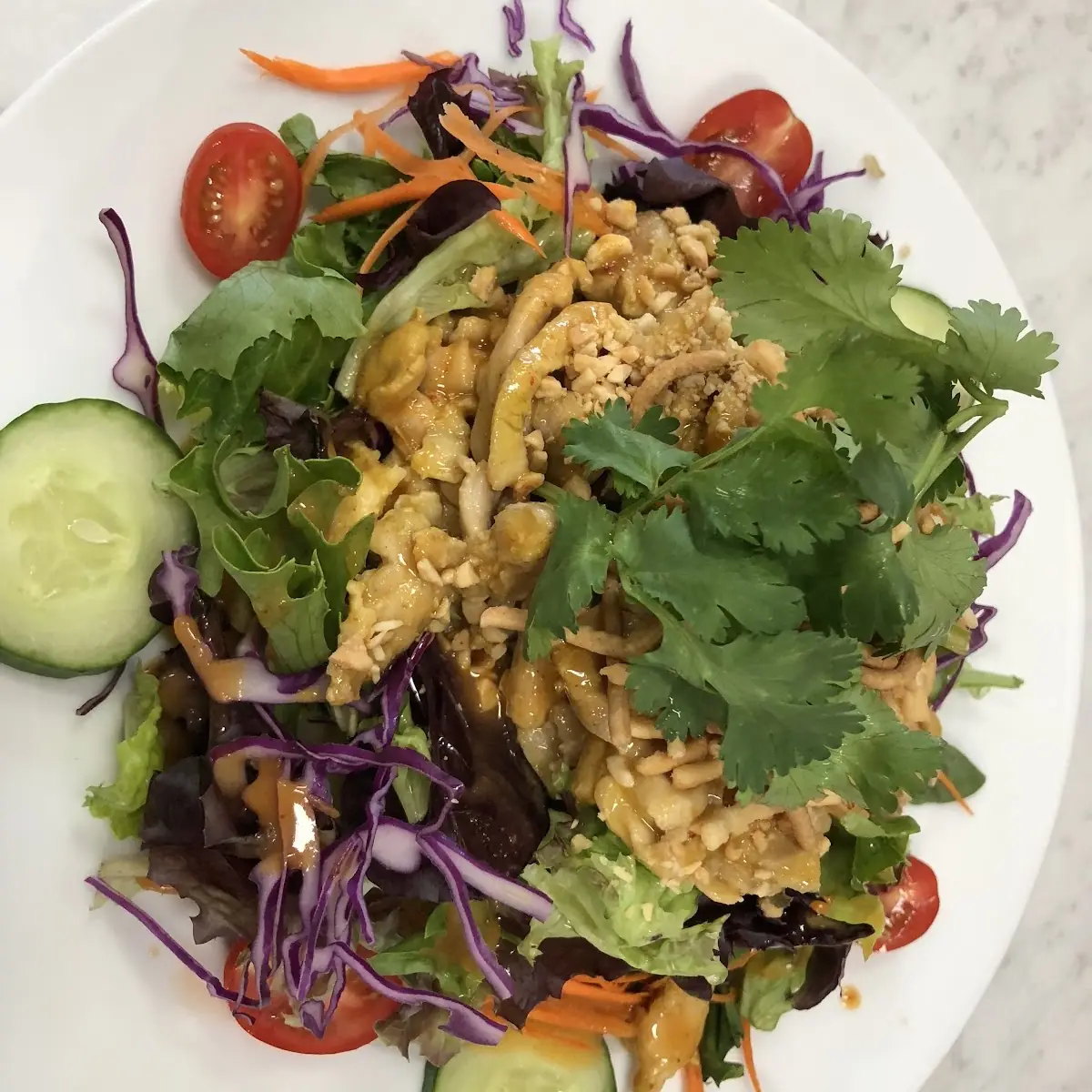 Chicken Satay Salad