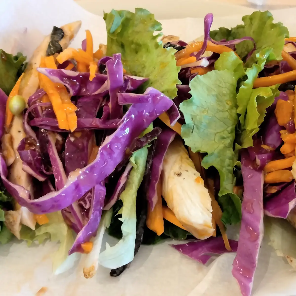 Thai Chicken Lettuce Wraps