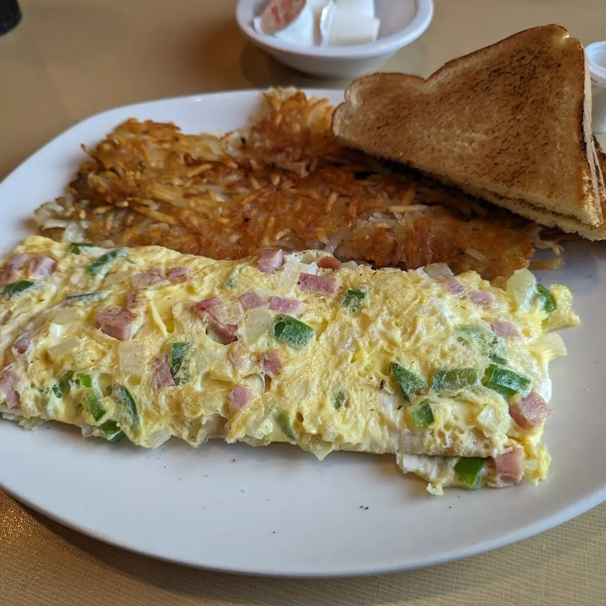 Western Omelette with Cheese