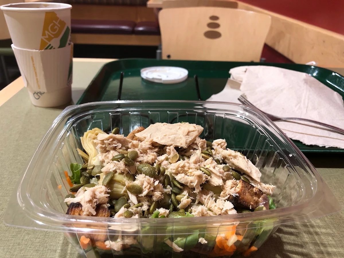 Tuna on Salad from the Salad Bar