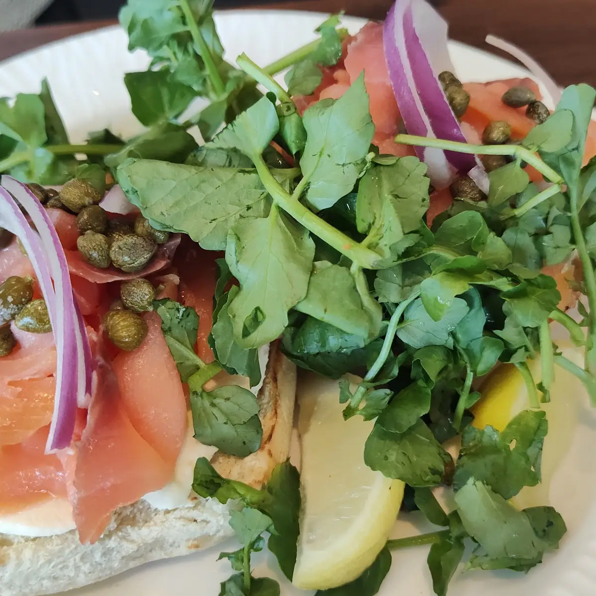 Bagel with Smoked Salmon