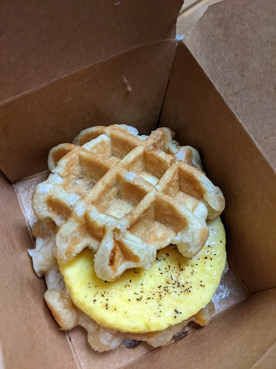 Bacon Egg & Cheese Waffle