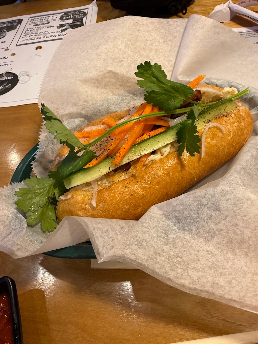 Banh MI with Fresh Cilantro