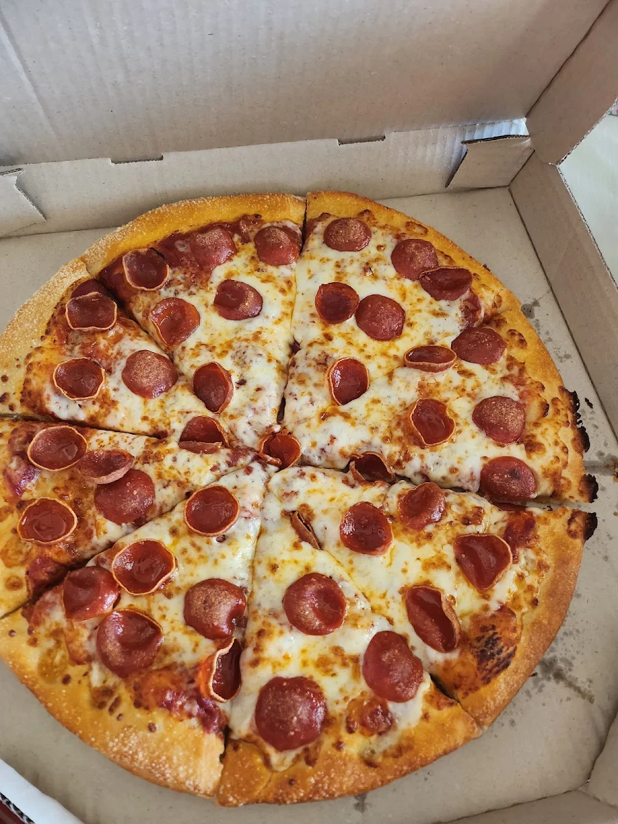 Cupped Pepperoni Pizza