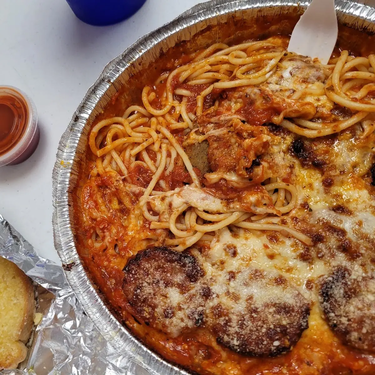 Italian Sausage Spaghetti with Meatballs