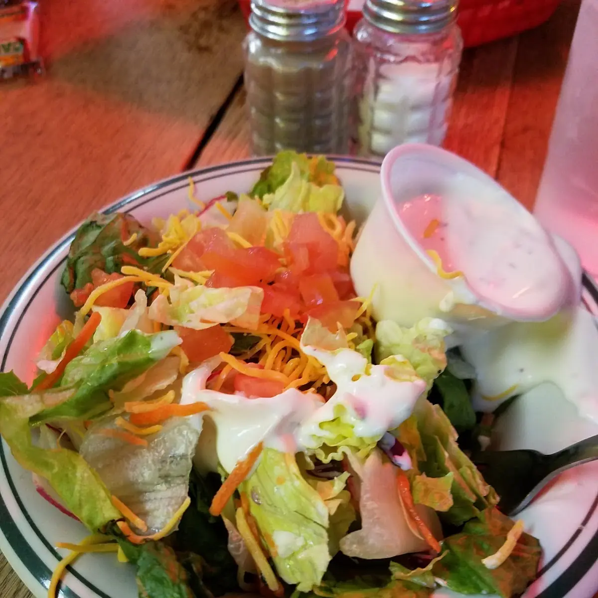 Side Salad with Ranch