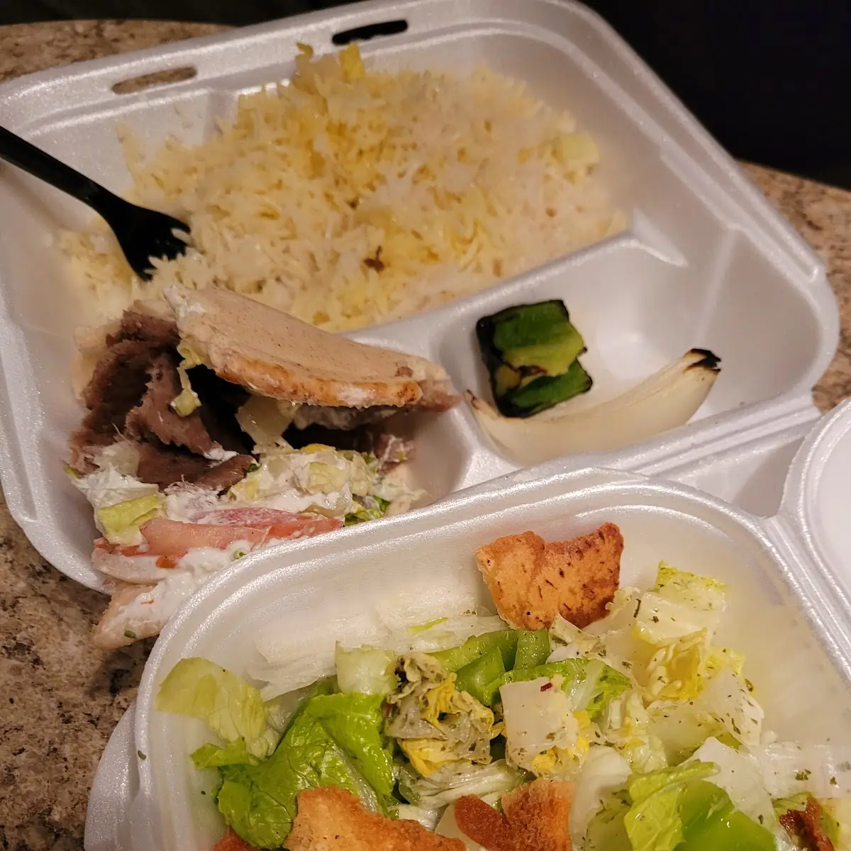 Gyro with Side Salad