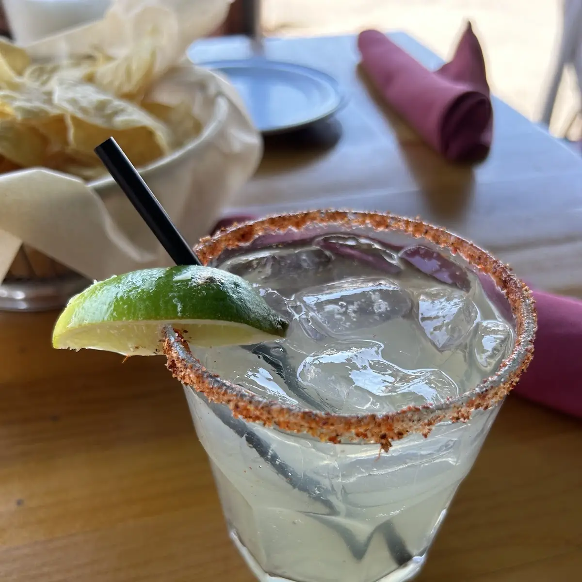 Mango Margarita with Tahin Rim