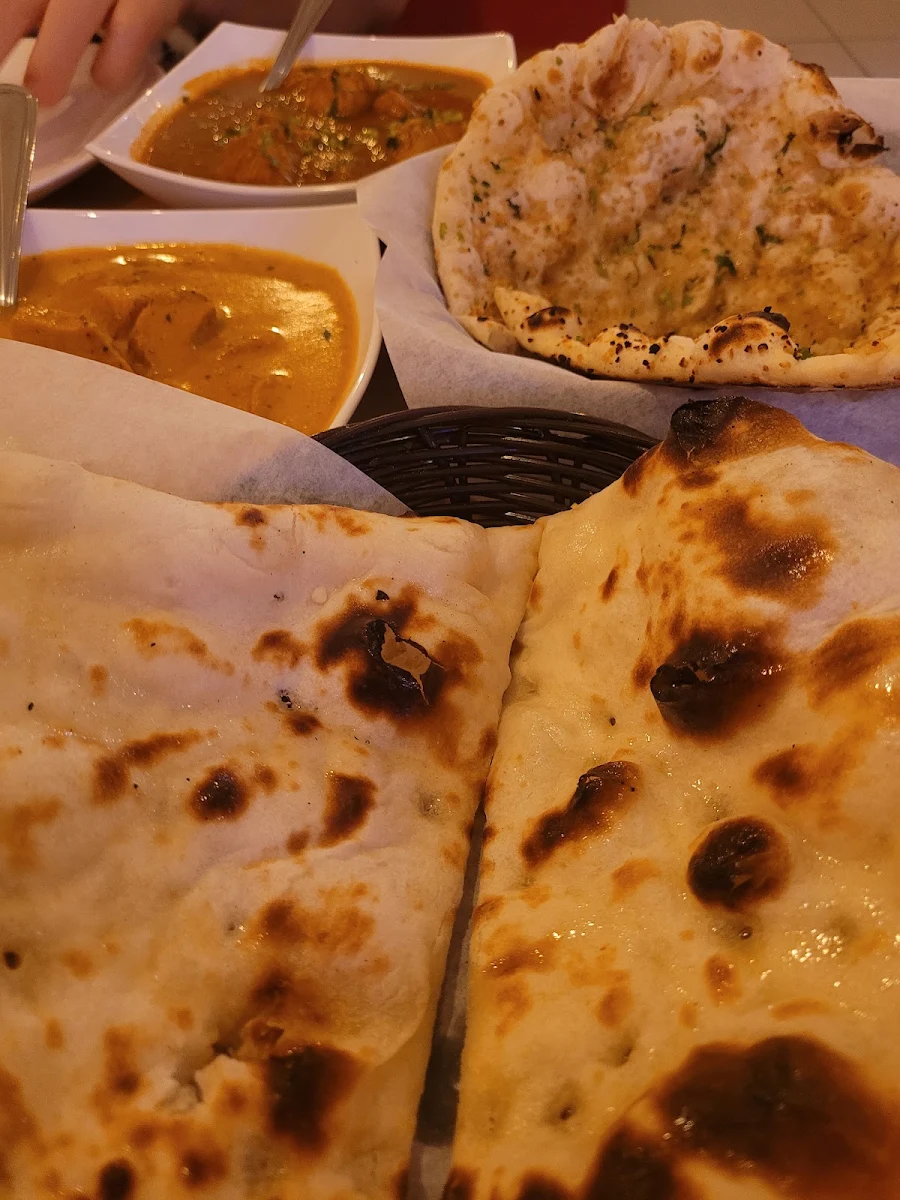 Naan À l'Ail Garlic Naan