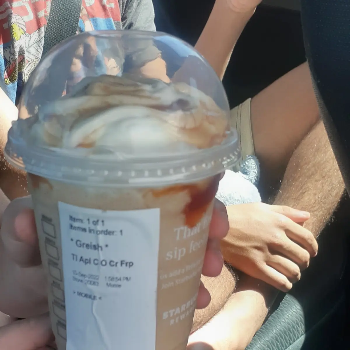 Apple Crisp Caramel Frappuccino