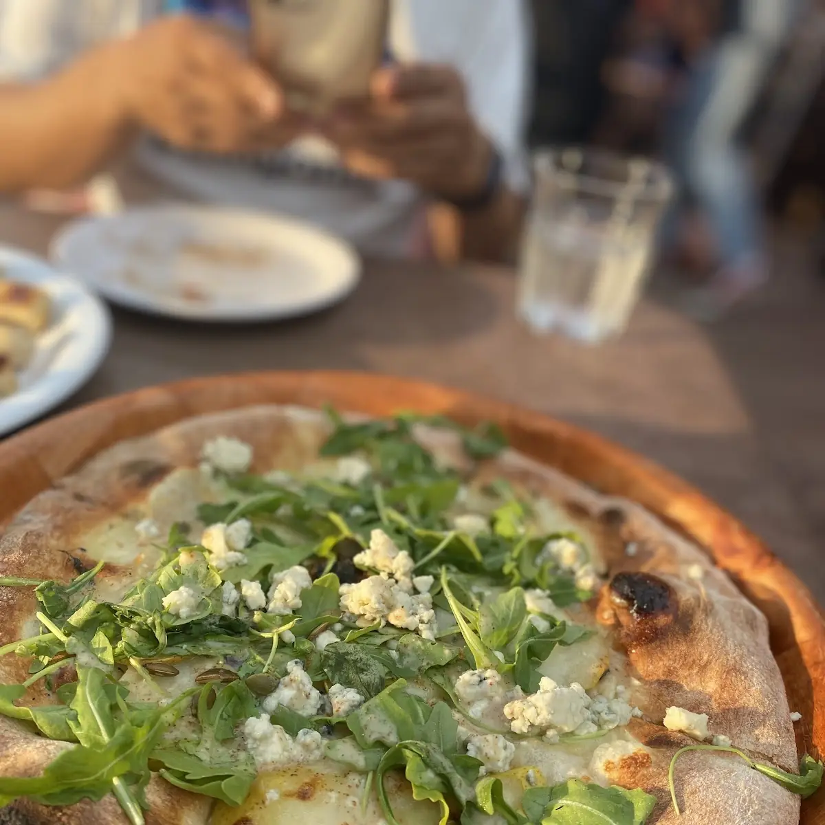 Vegan Pizza with Pear