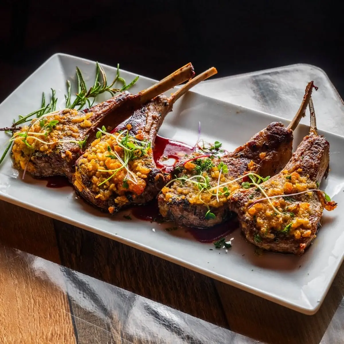 Herb Marinated Lamb Lollipops
