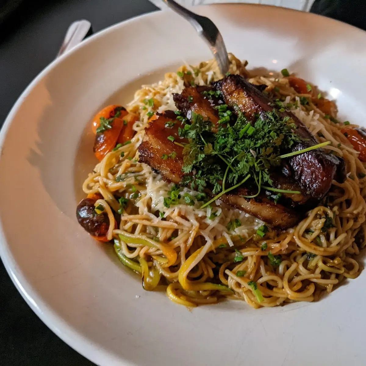 Pork Belly Pasta