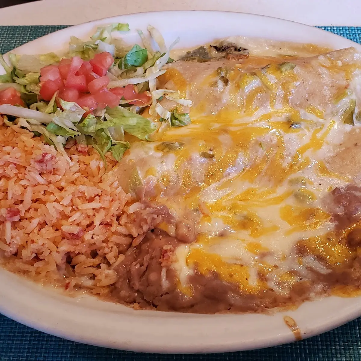 Blue Corn Enchiladas Verdes