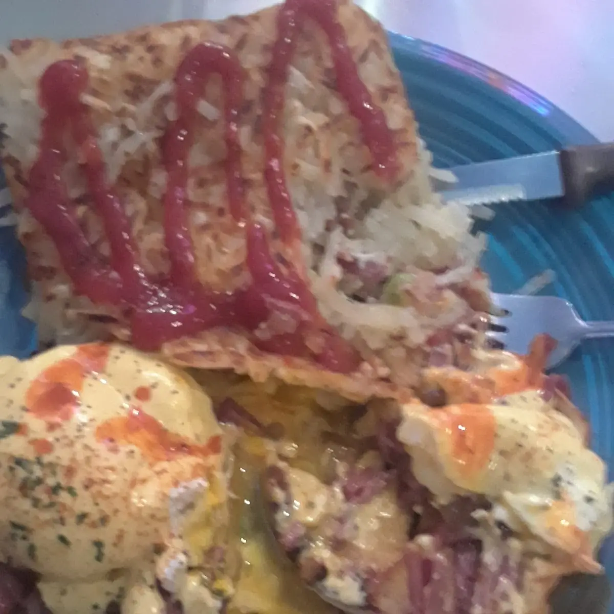 Corned Beef Eggs Benedict