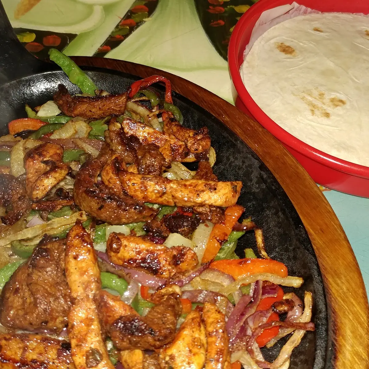 Chicken and Beef Fajitas