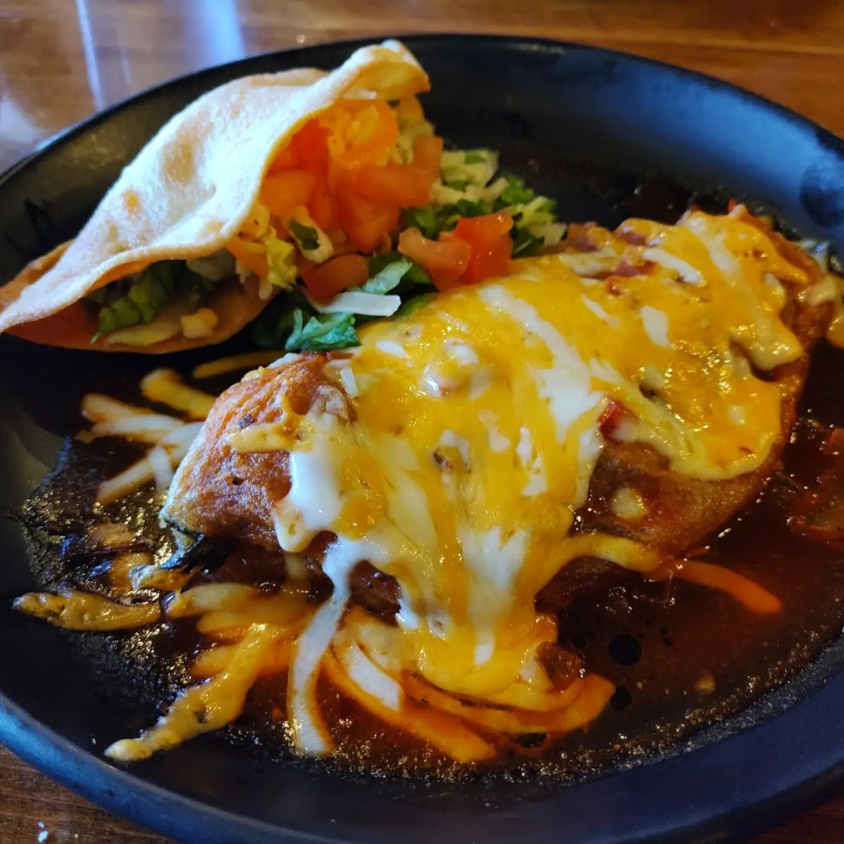 Chili Relleno and Beef Taco