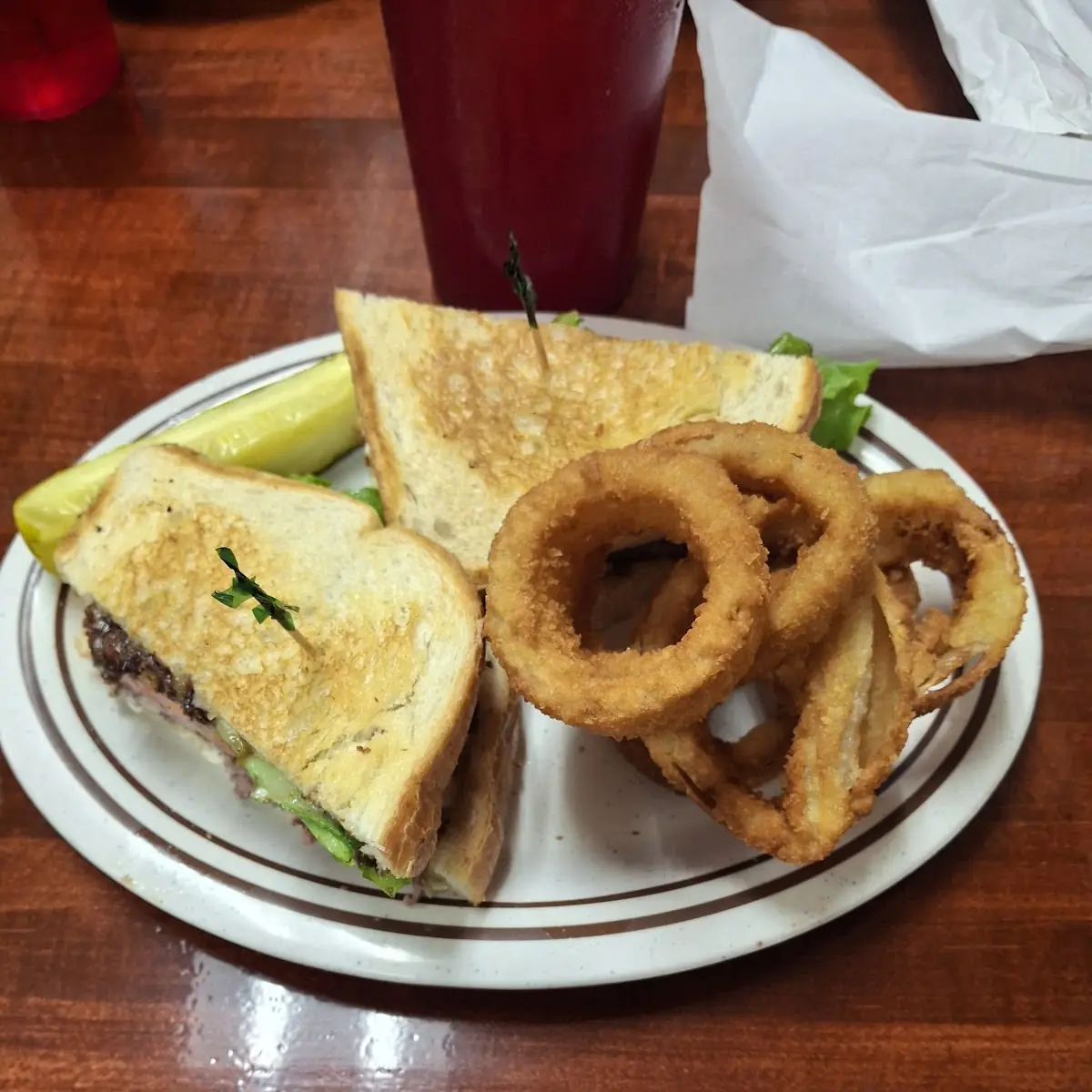 Onion Rings w Any Sandwich