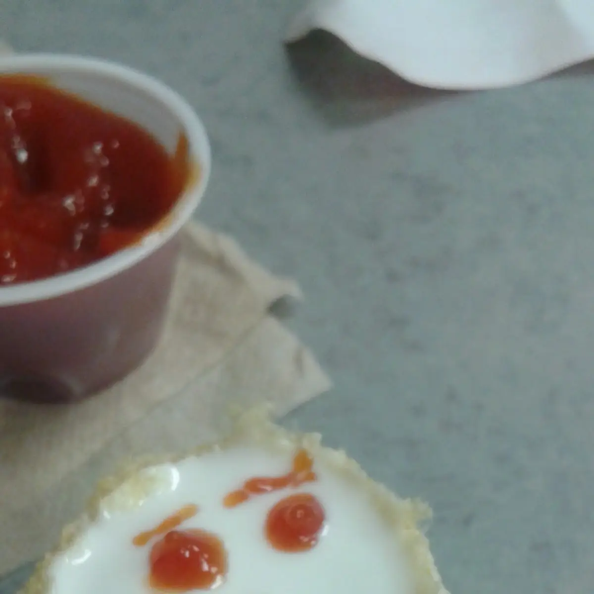 McDonald’S Soft Serve Ice Cream with Ketchup Art
