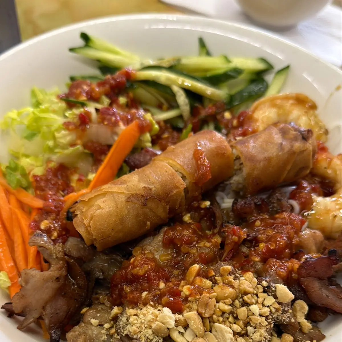 Grilled Pork with Egg Roll