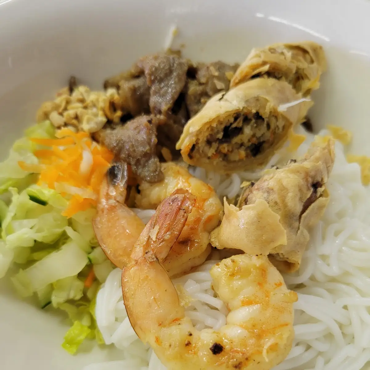 Grilled Shrimp with Vermicelli