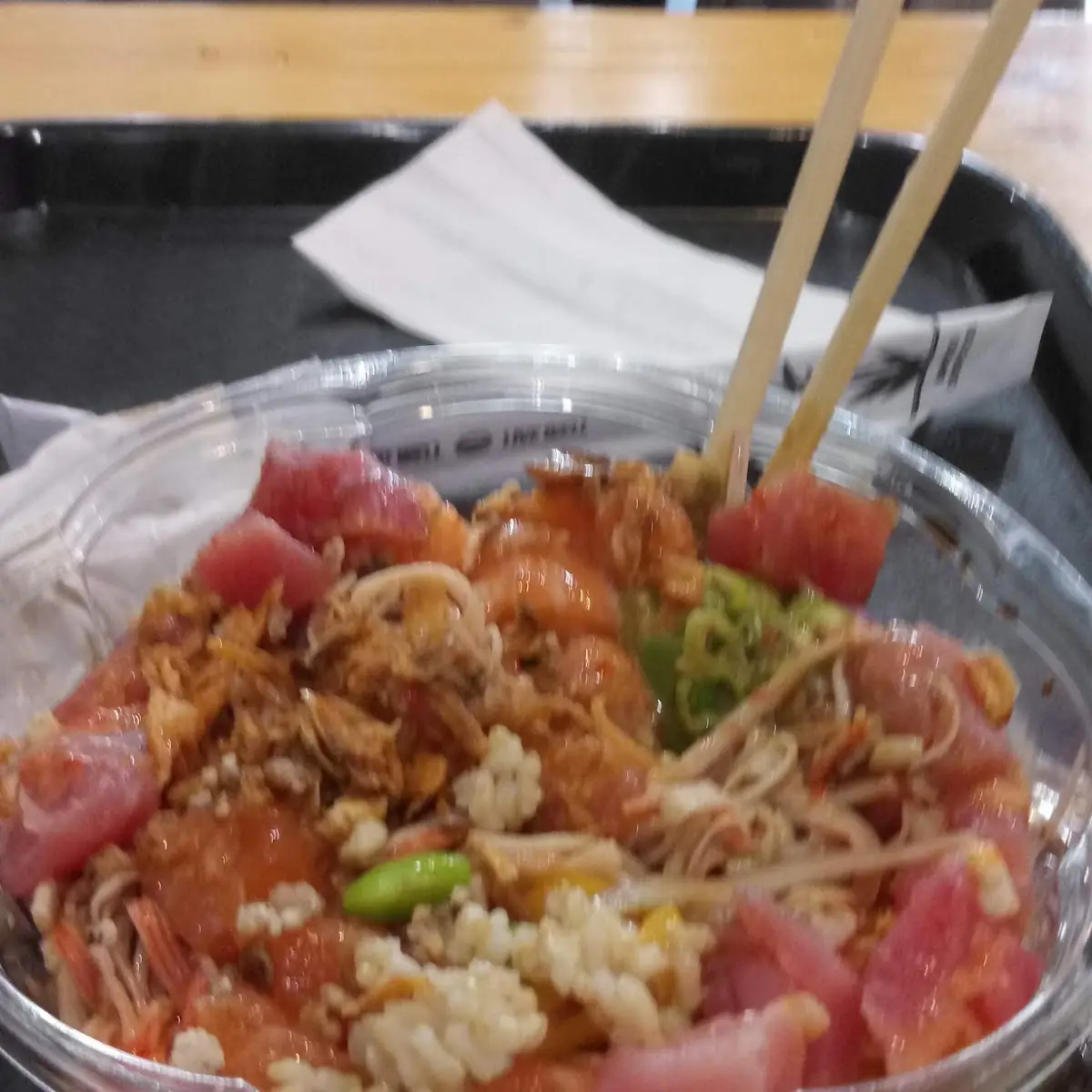 Ahi Tuna and Salmon Bowl