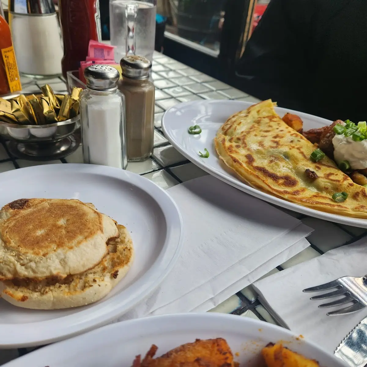 Egg Shop Ham & Cheese Potato Pancakes