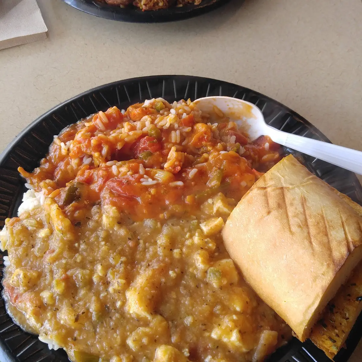 Chicken Etouffee Shrimp Creole Split