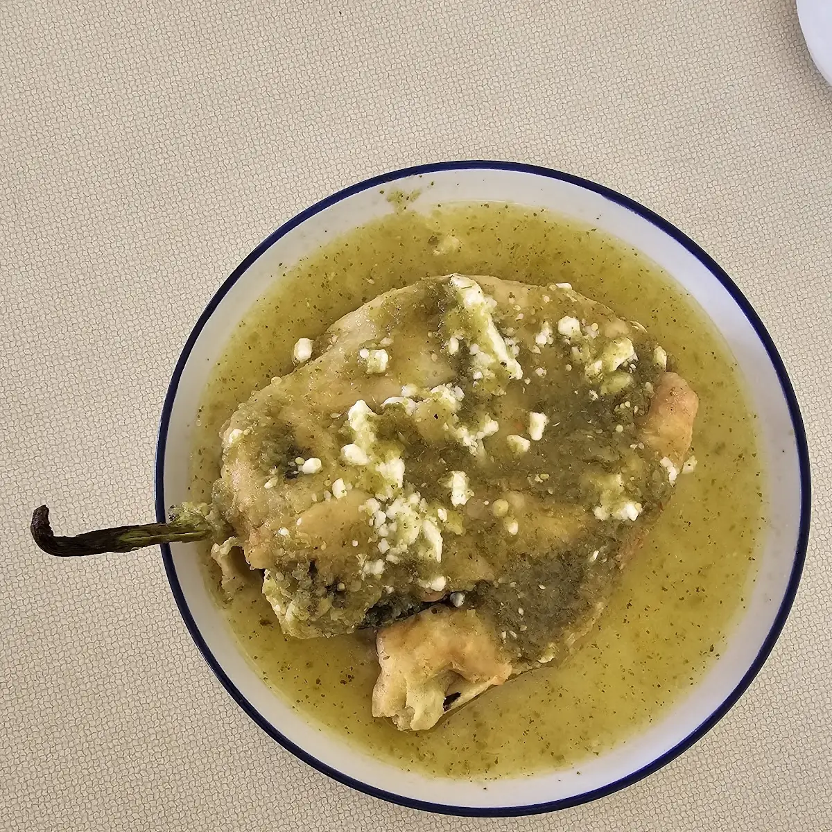 2 Chile Rellenos Mexican Combo