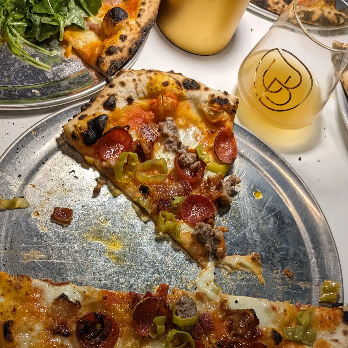 Wood Fired Pepperoni Pizza
