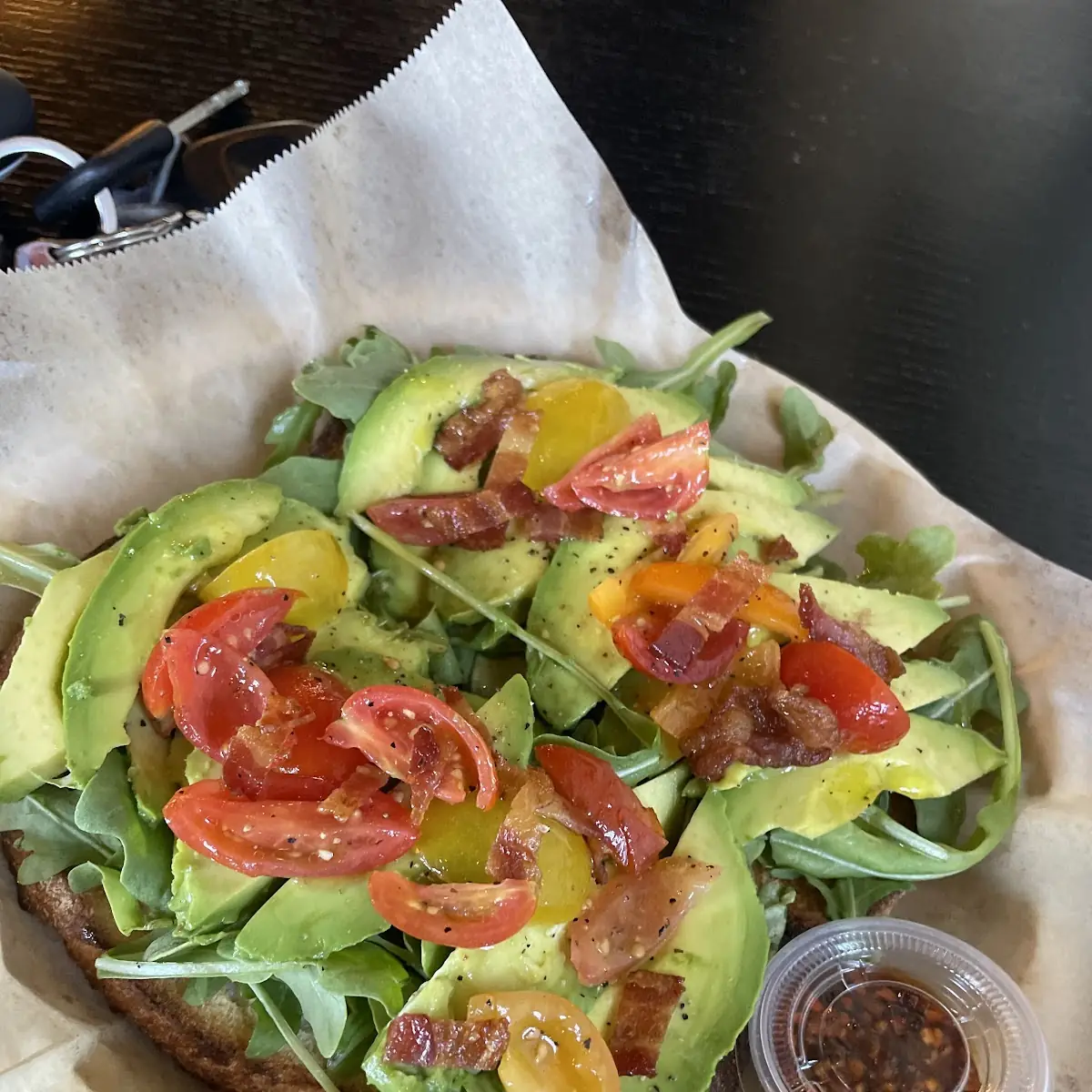 Avocado Toast with Bacon
