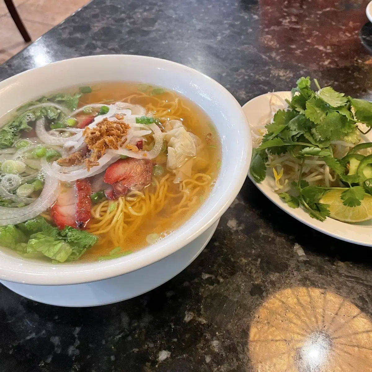 Egg Noodle Soup with Wonton