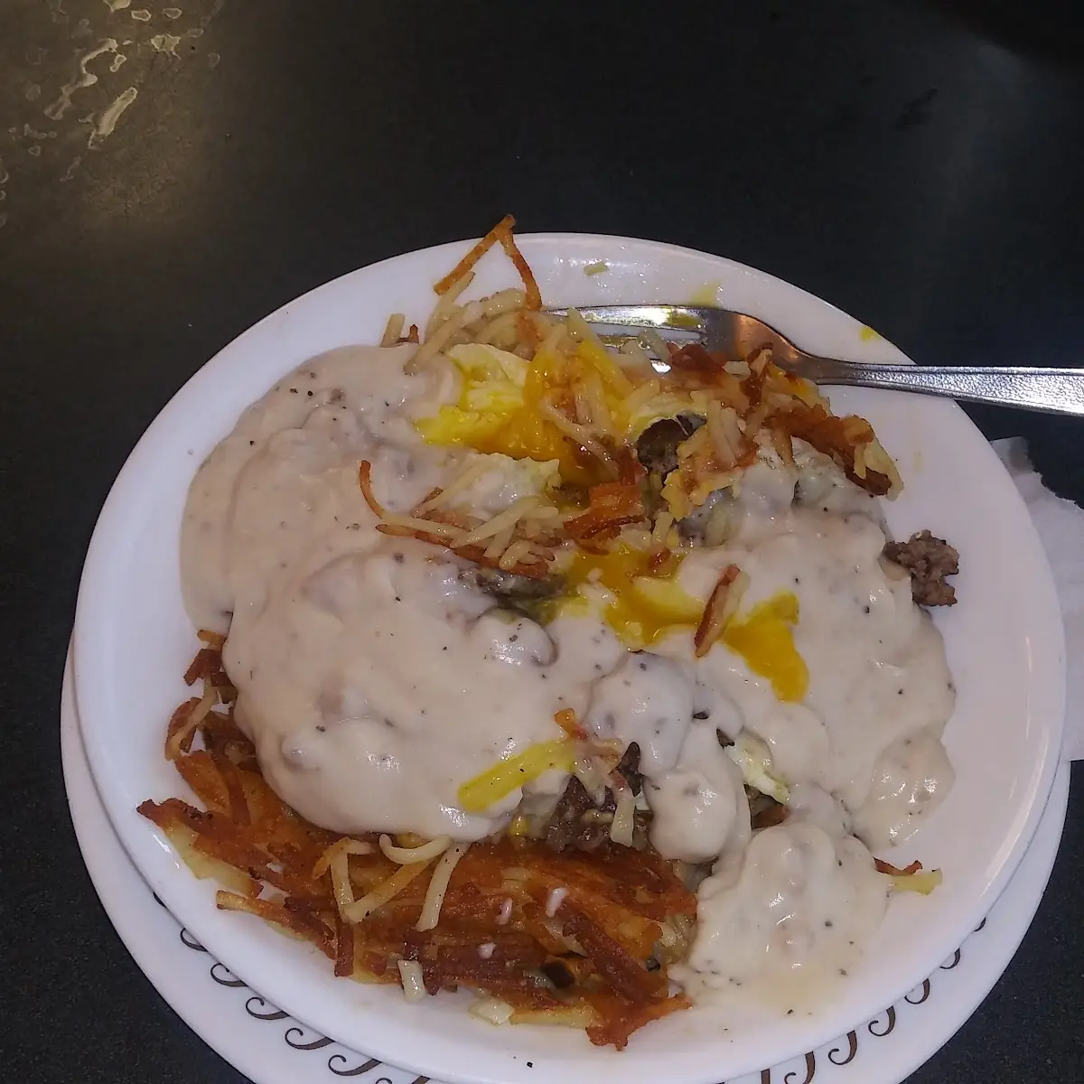 Hash Browns Smothered and Covered