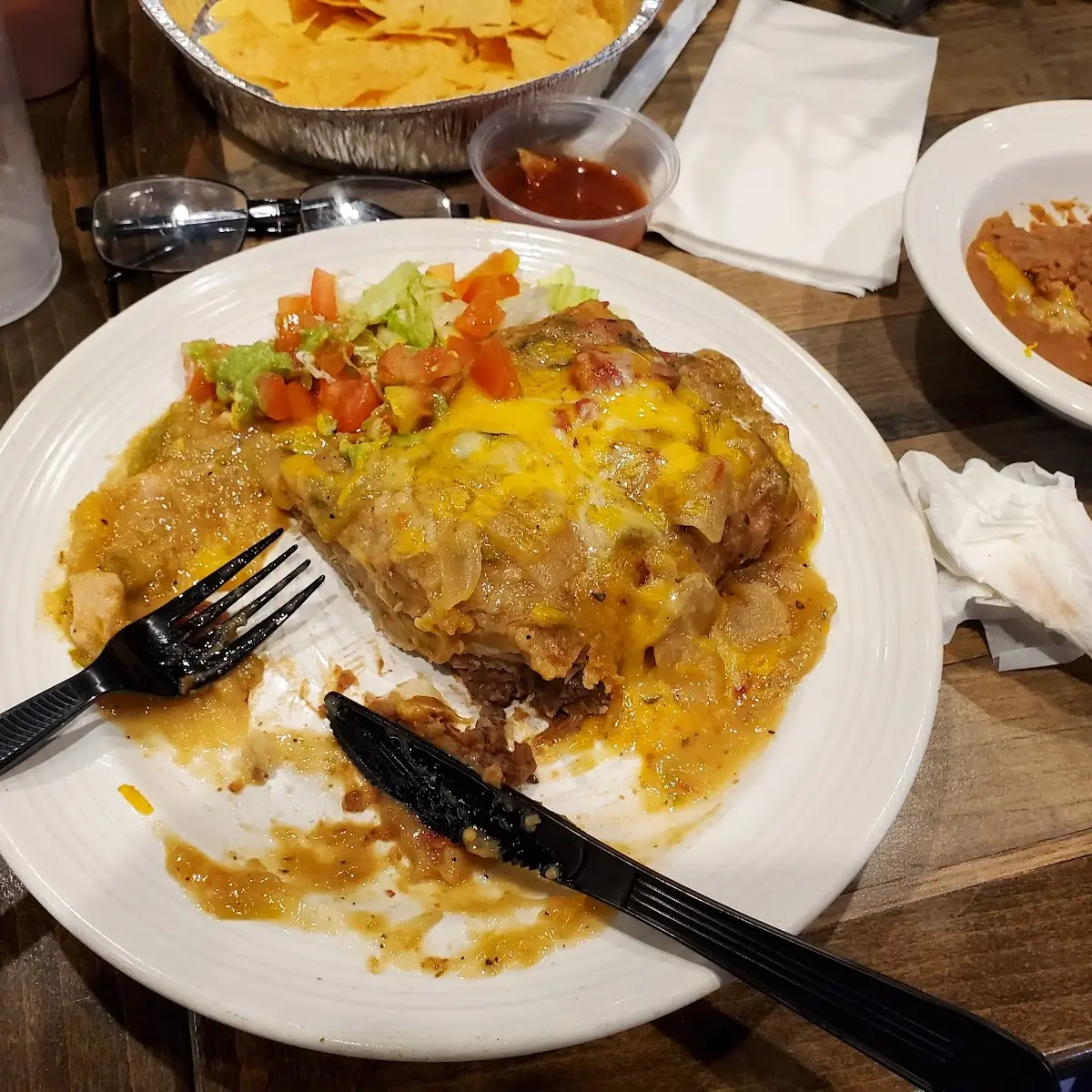 Carne Asada Burrito Chimi Style