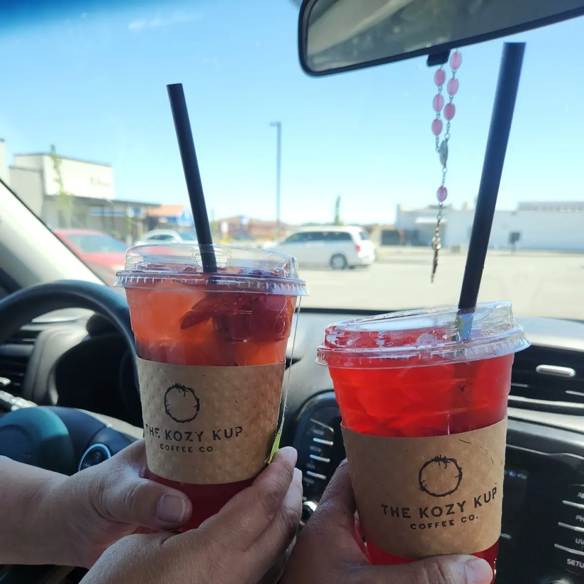 Green Tea Mango Strawberry Refresher