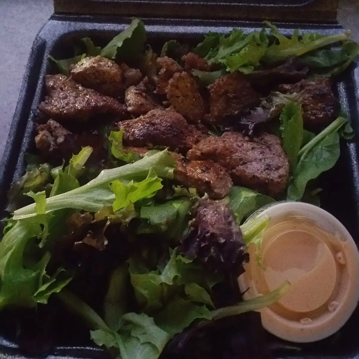 Salad with Thousand Island Dressing