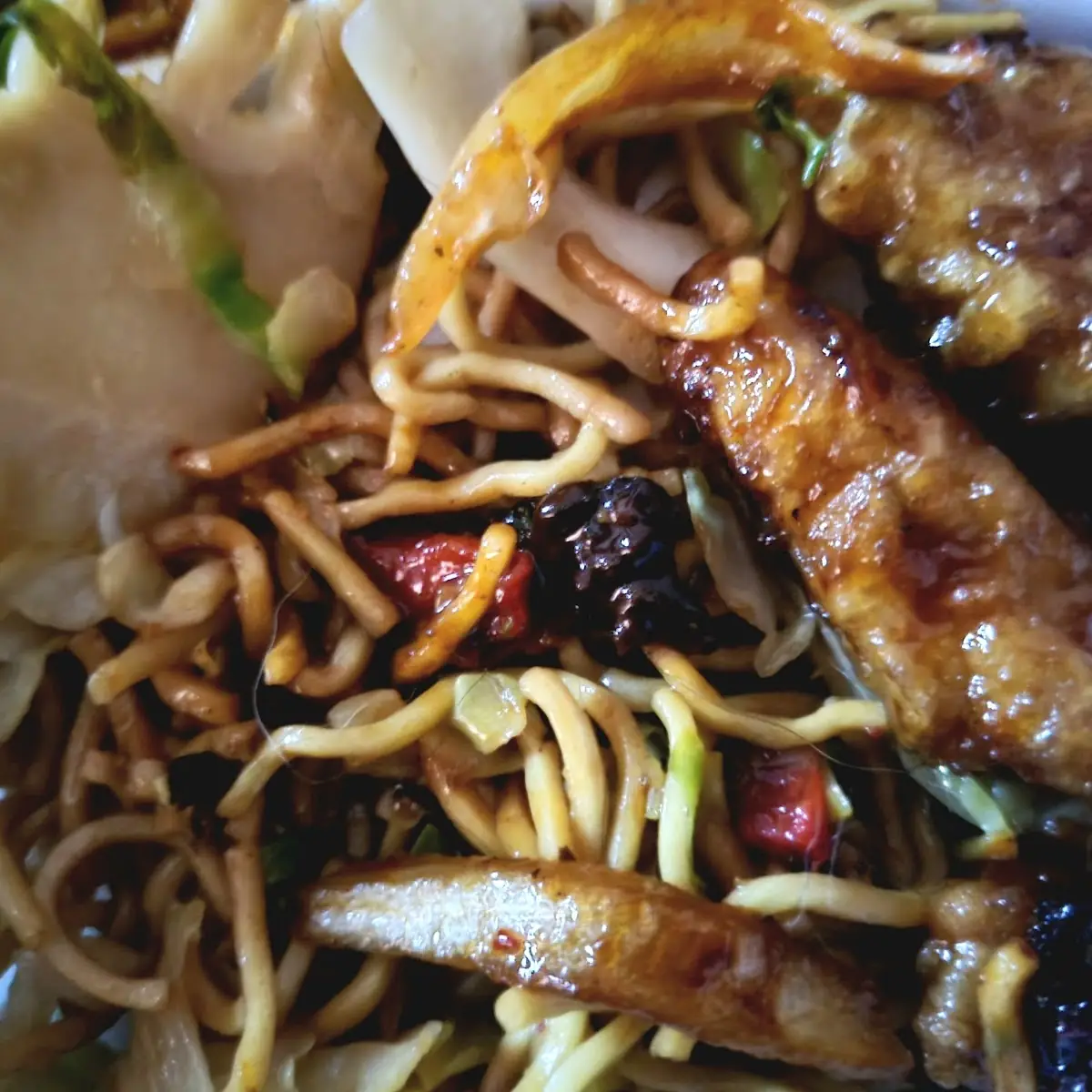 Orange Chicken and Noodles