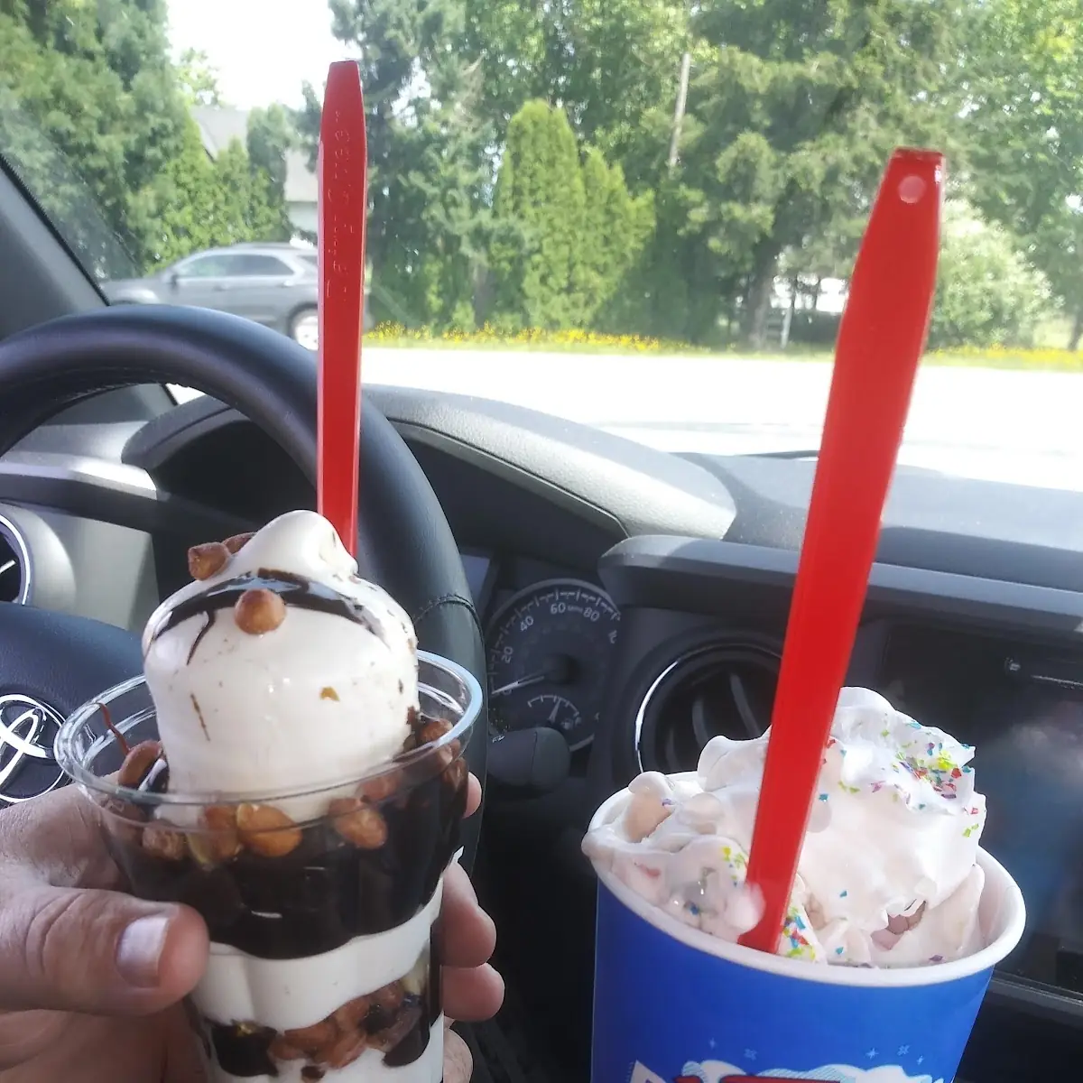 Peanut Buster Parfait & Pinata Party Blizzard