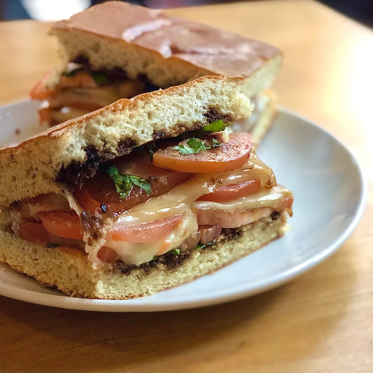 Pesto Chorizo Breakfast Sandwich
