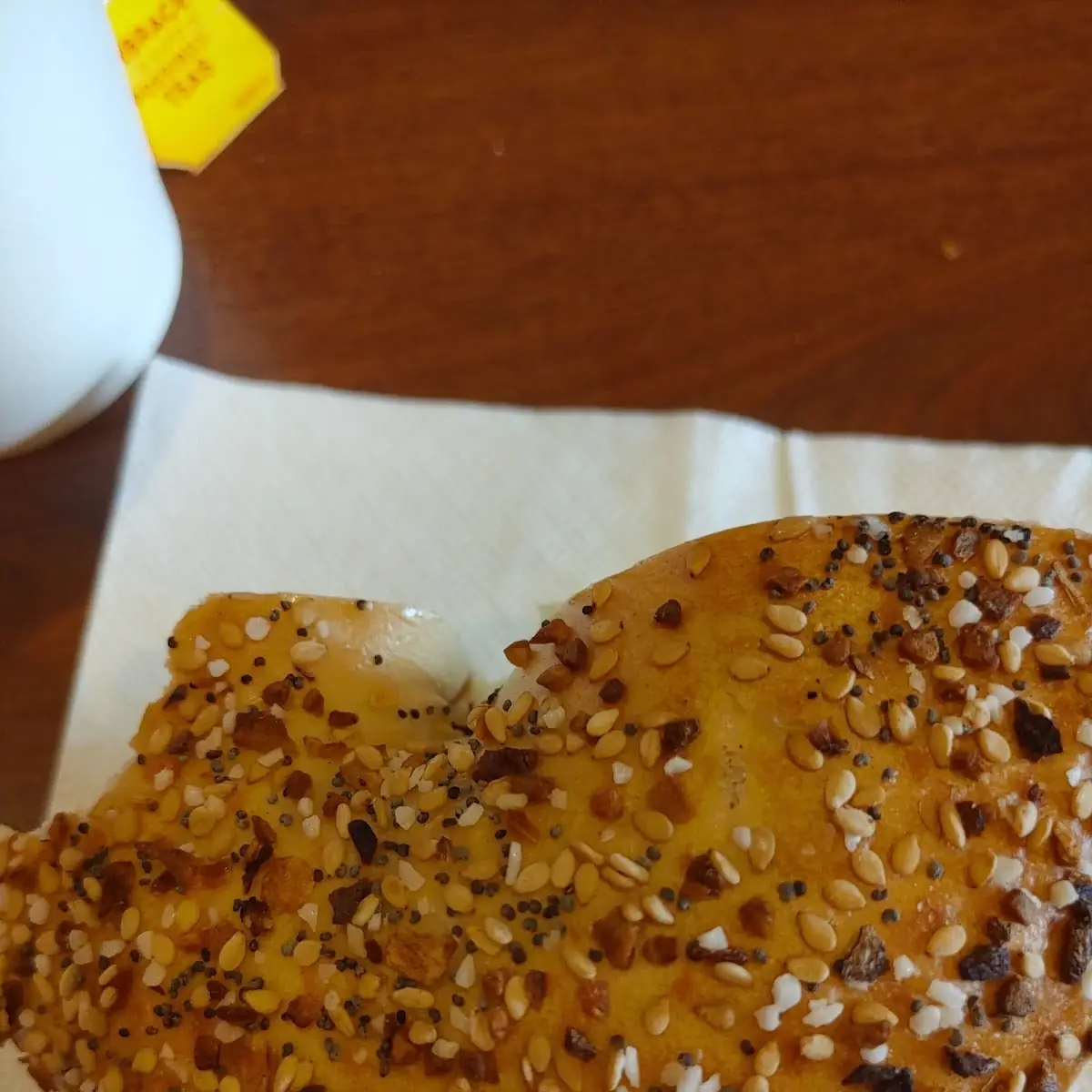 Cream Cheese on Everything Bagel