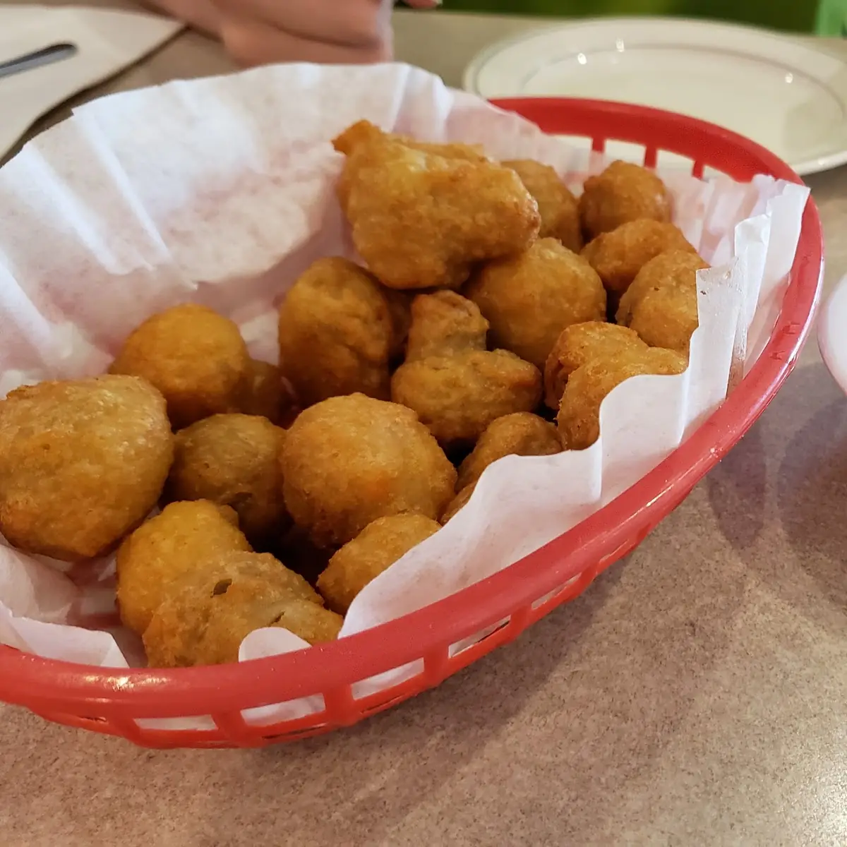 Fried Mushrooms with Ranch Dressing